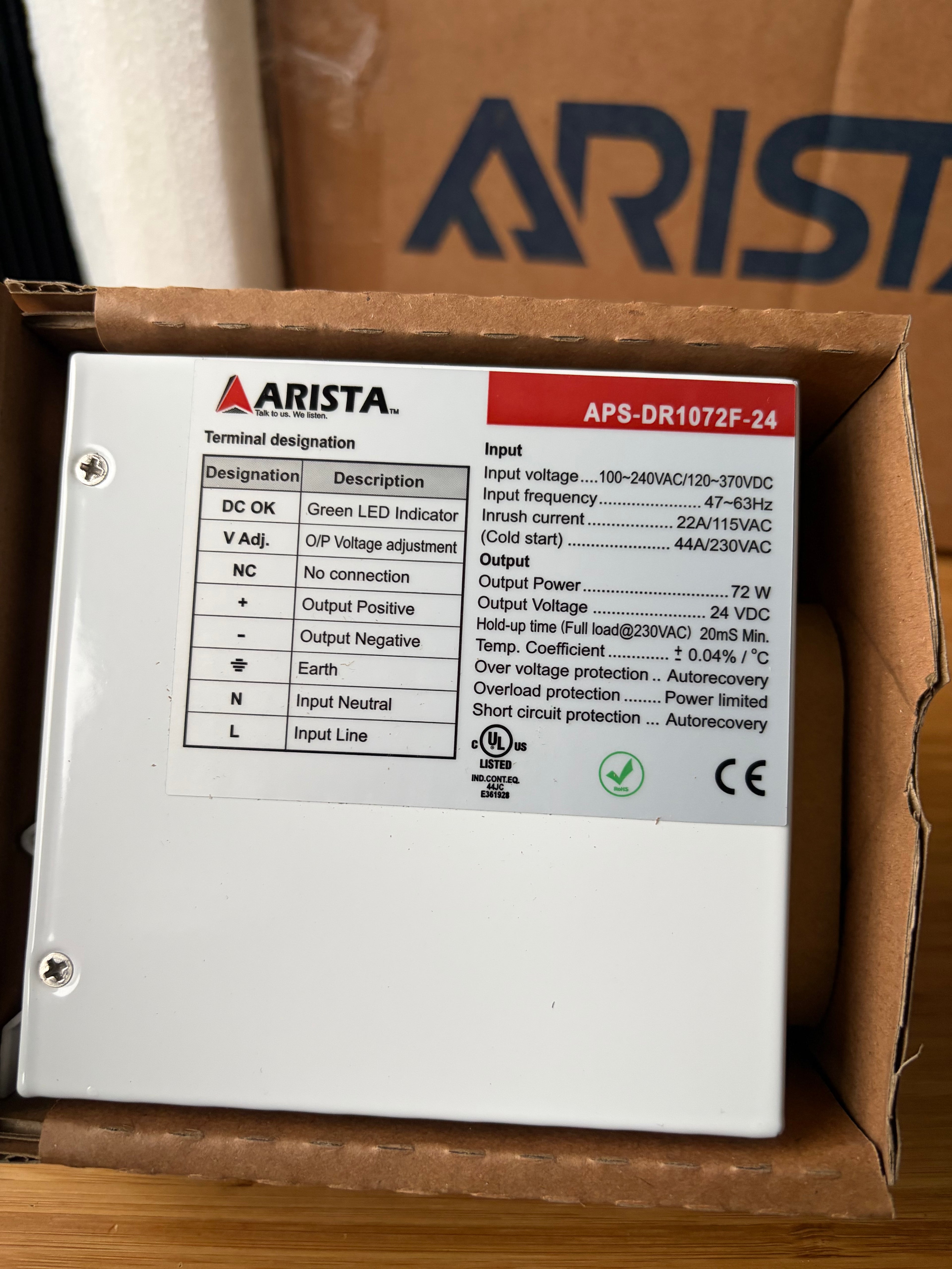 Arista Microbox-7824B Compact Industrial Computer Microbox-7824B-E01-P03-DR