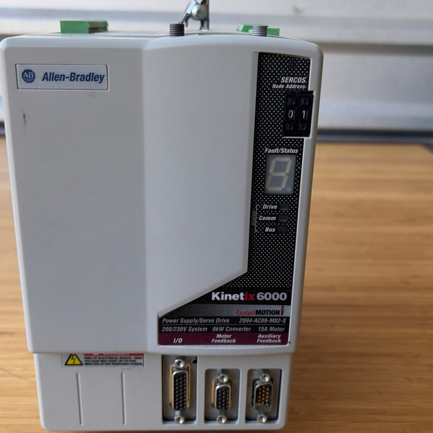 Allen Bradley 2094-AC09-M02-S Ser A Kinetix 6000 Integrated Axis Module 230V 15A